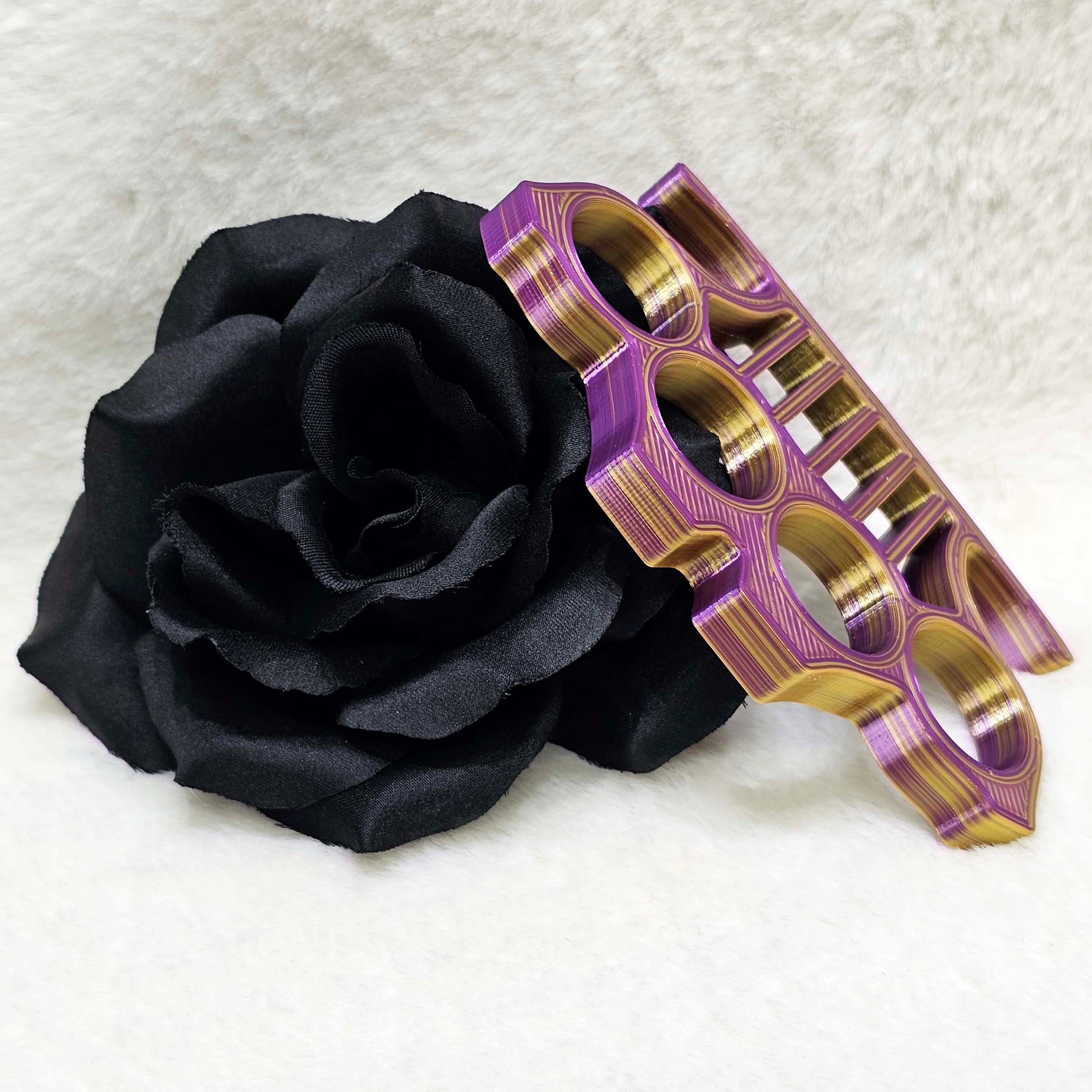 Knuckles - Punisher Style - Gold Purple