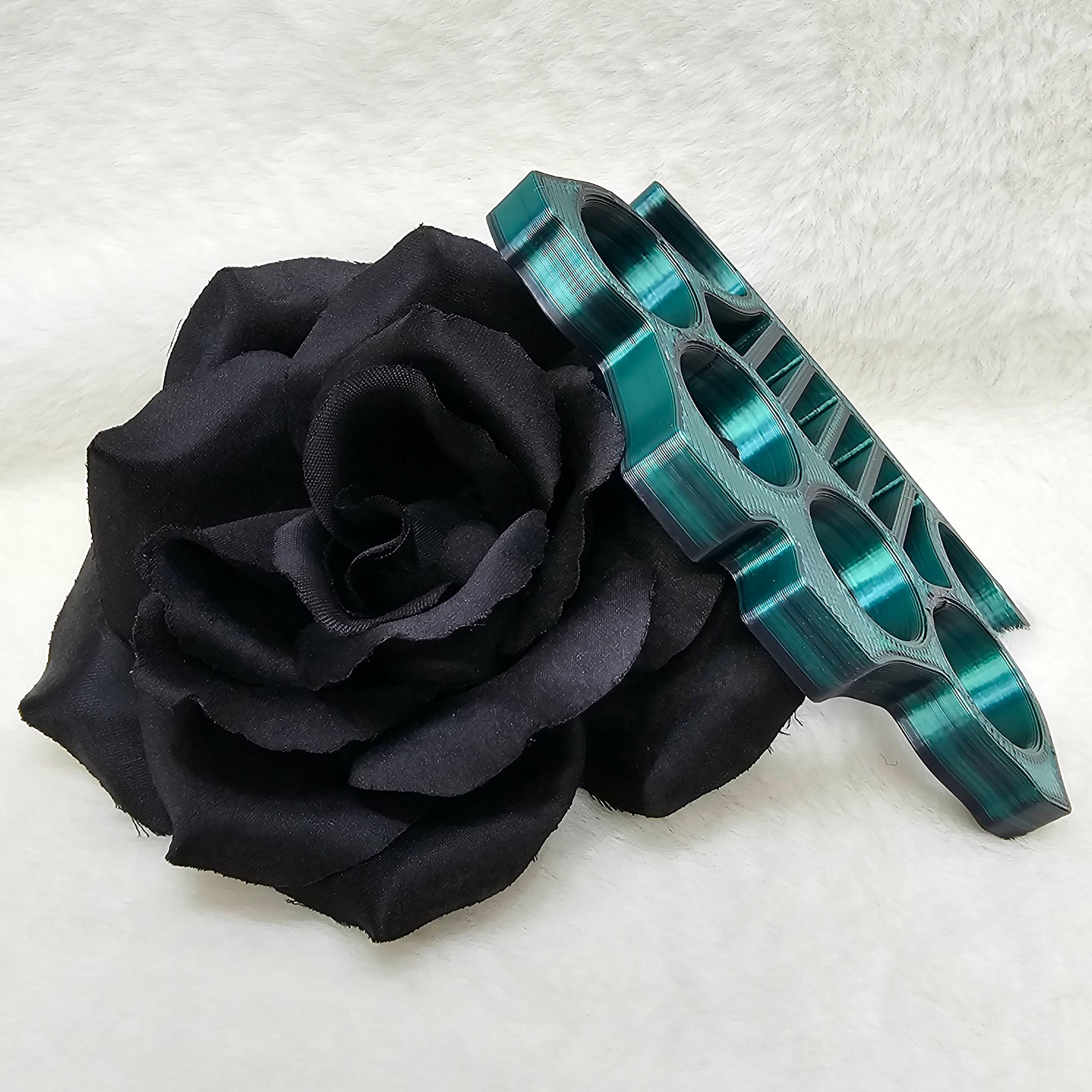 Knuckles - Punisher Style - Green Black