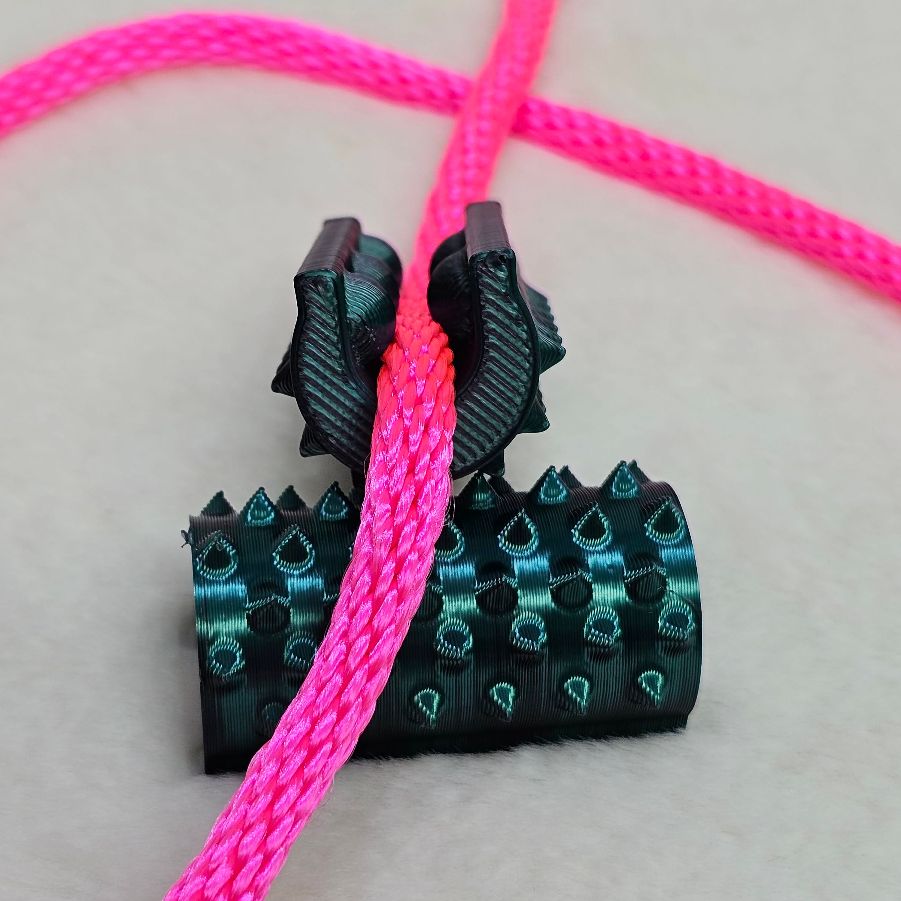 Short Shibari Rope Spike - Green Black