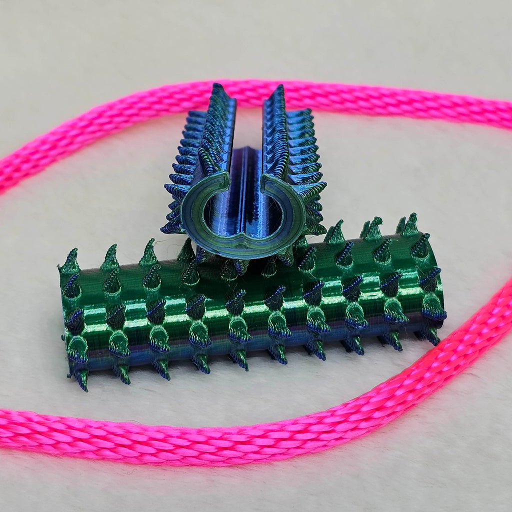 Long Shibari Rope Spike - Green Blue