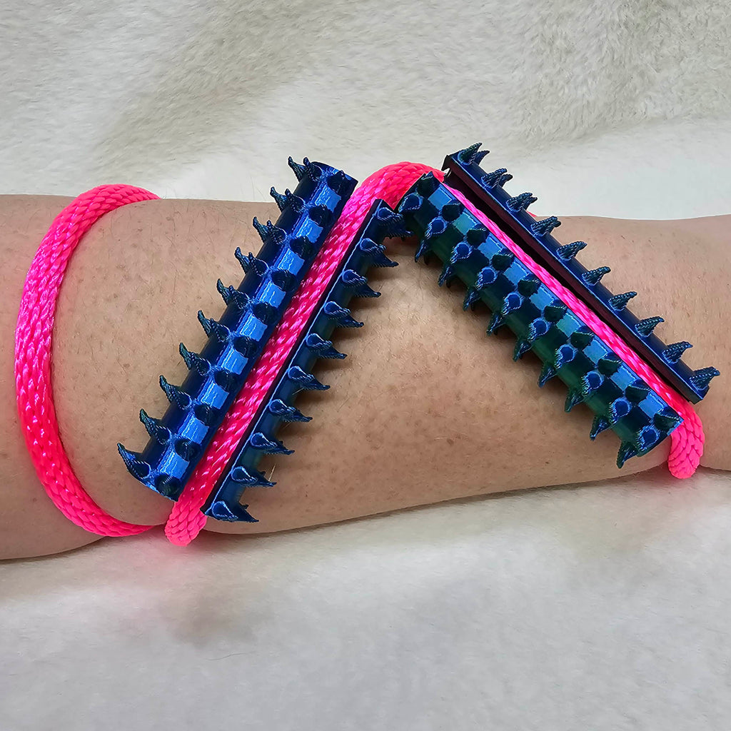 Long Shibari Rope Spike - Green Blue