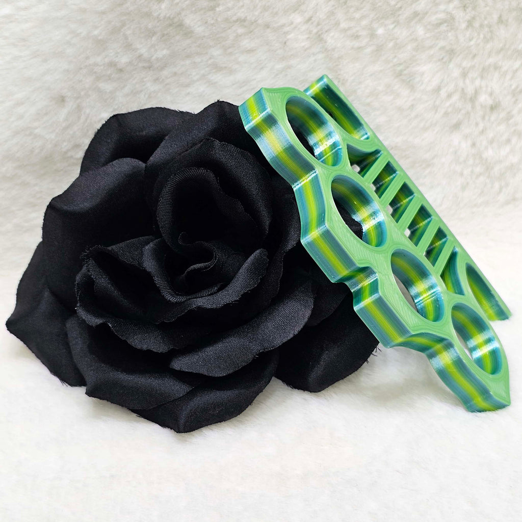 Knuckles - Punisher Style - Light Green Blue