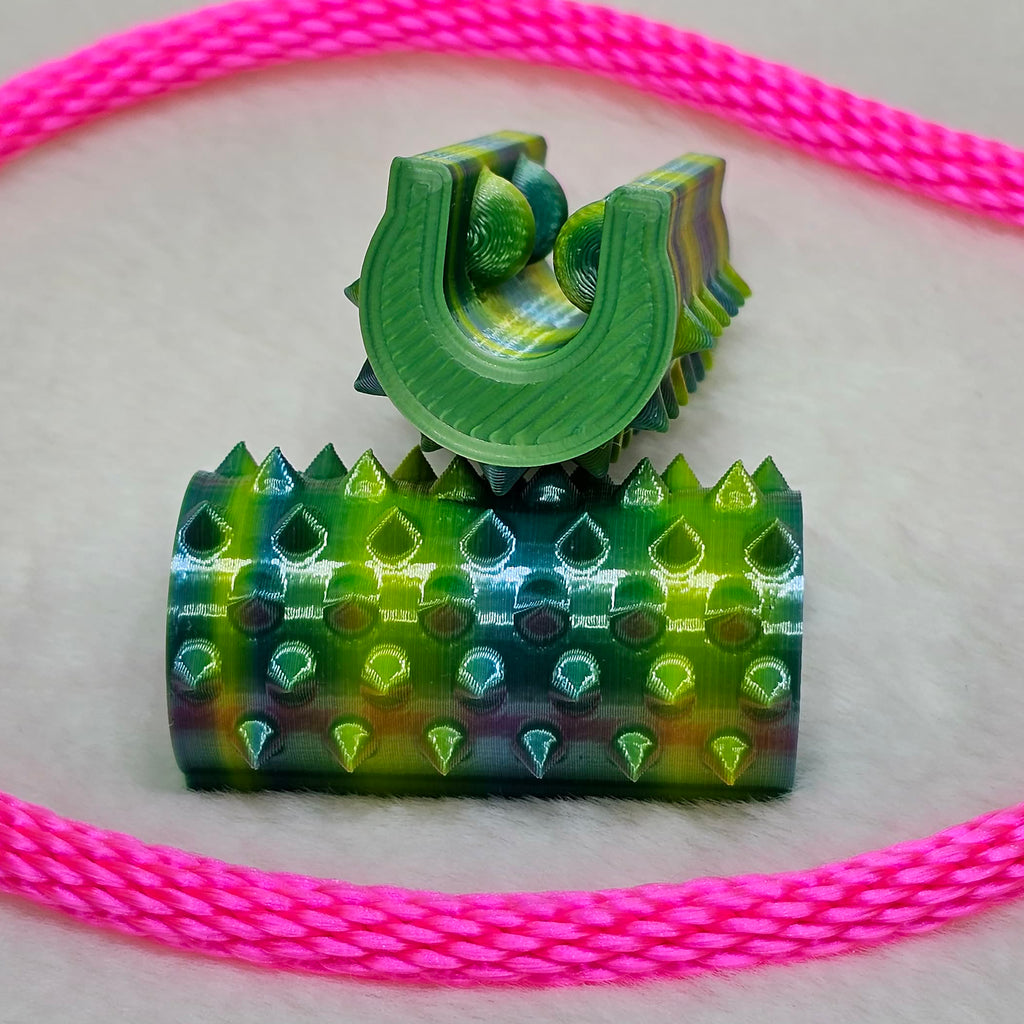 Short Shibari Rope Spike - Light Green Blue