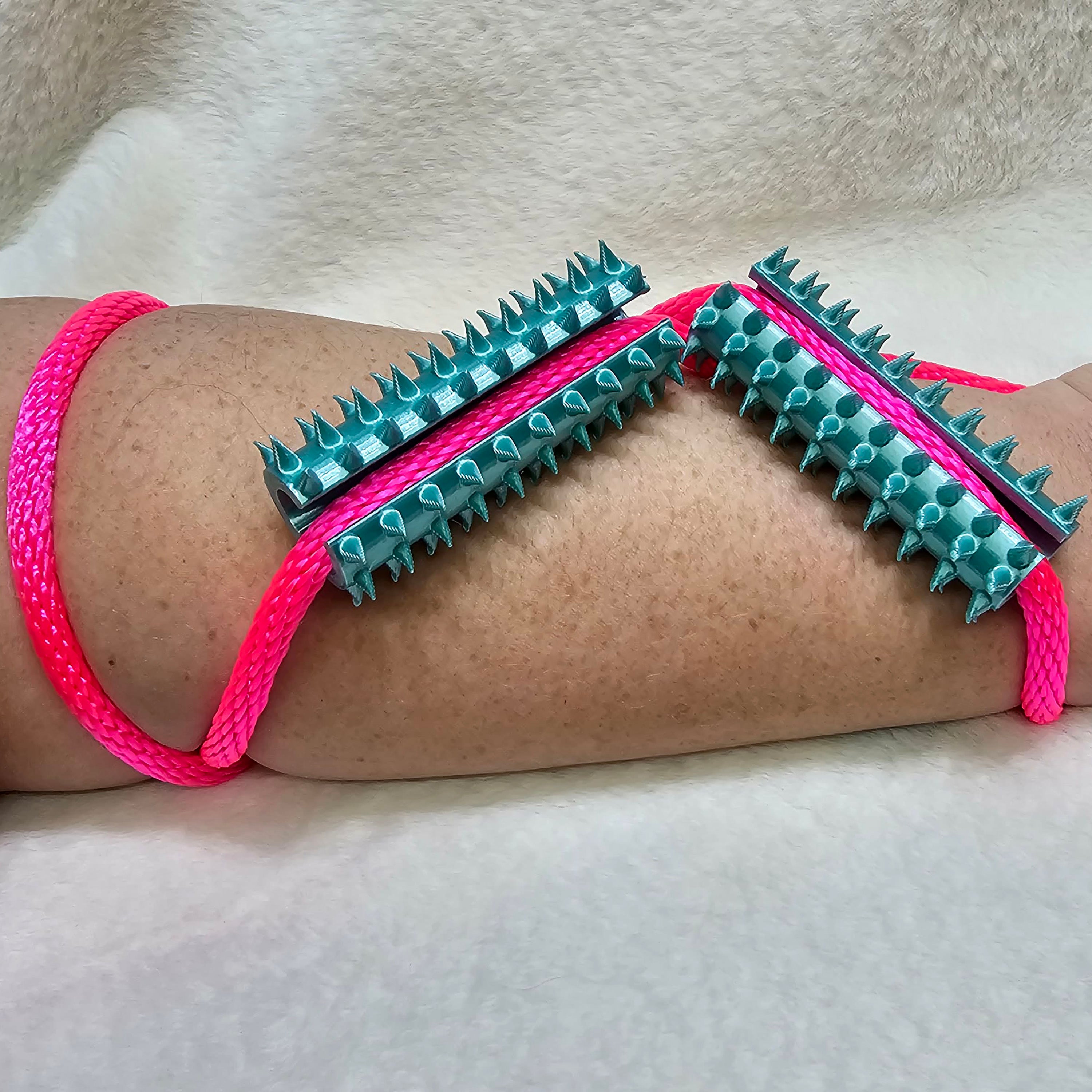 Long Shibari Rope Spike - Pastel Aqua