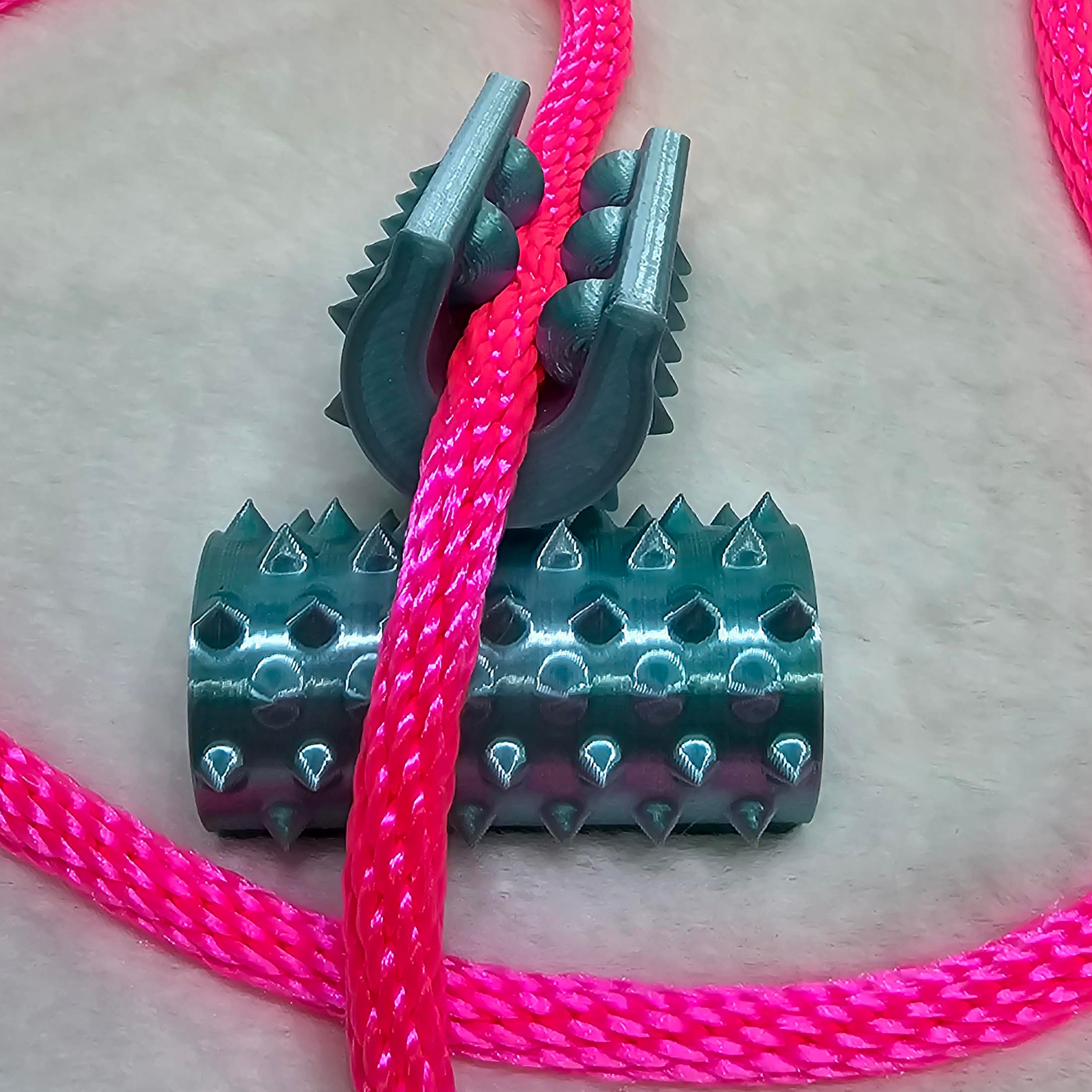 Short Shibari Rope Spike - Pastel Aqua