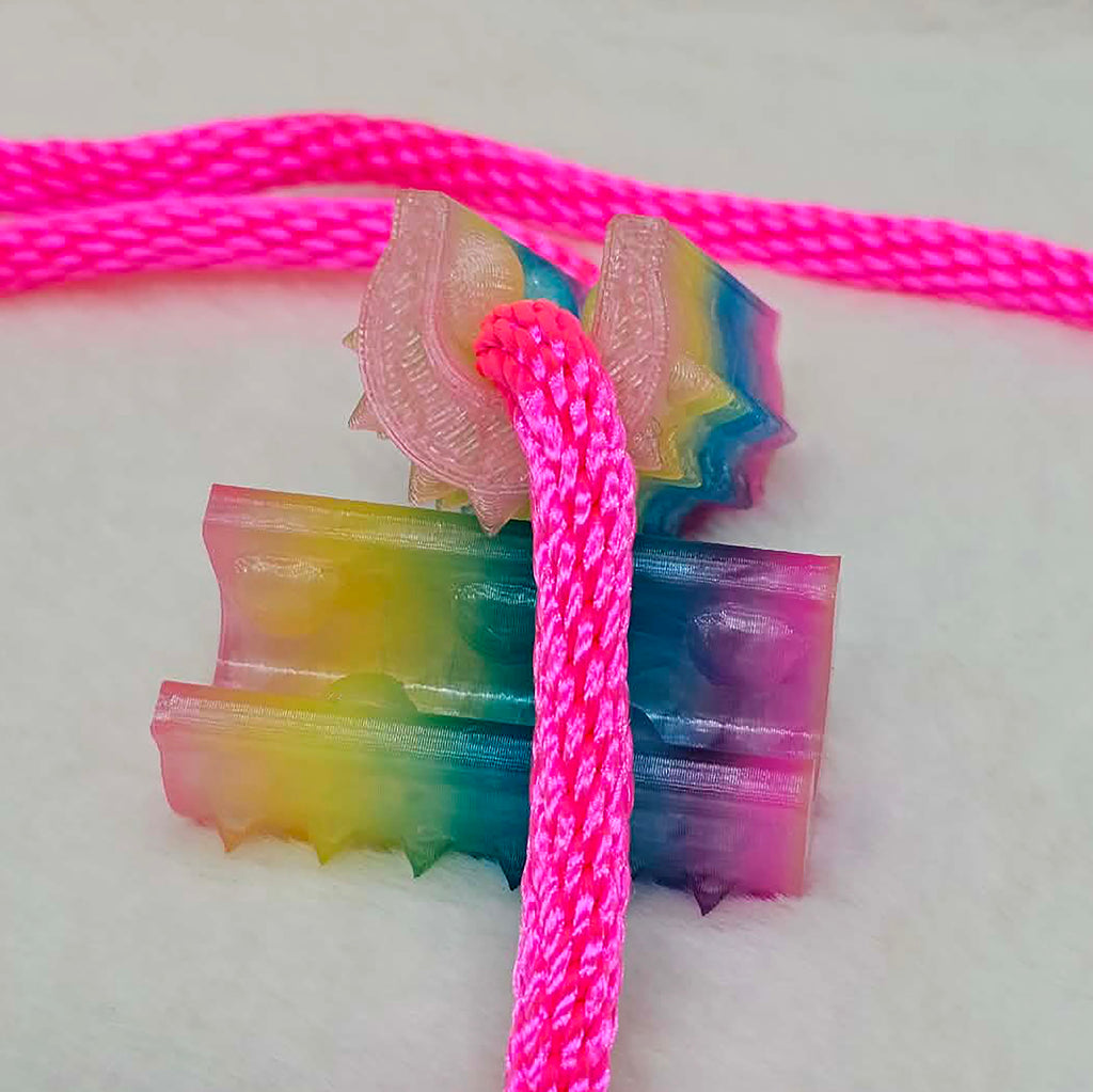Shibari Rope Spike - Pastel Rainbow