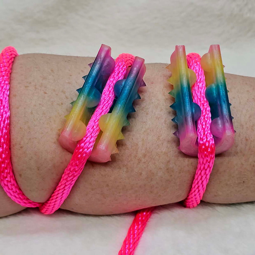 Shibari Rope Spike - Pastel Rainbow