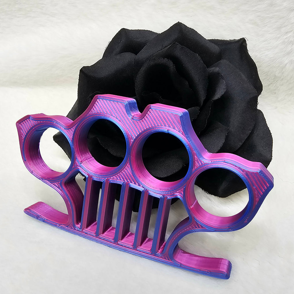 Knuckles - Punisher Style - Pink Blue