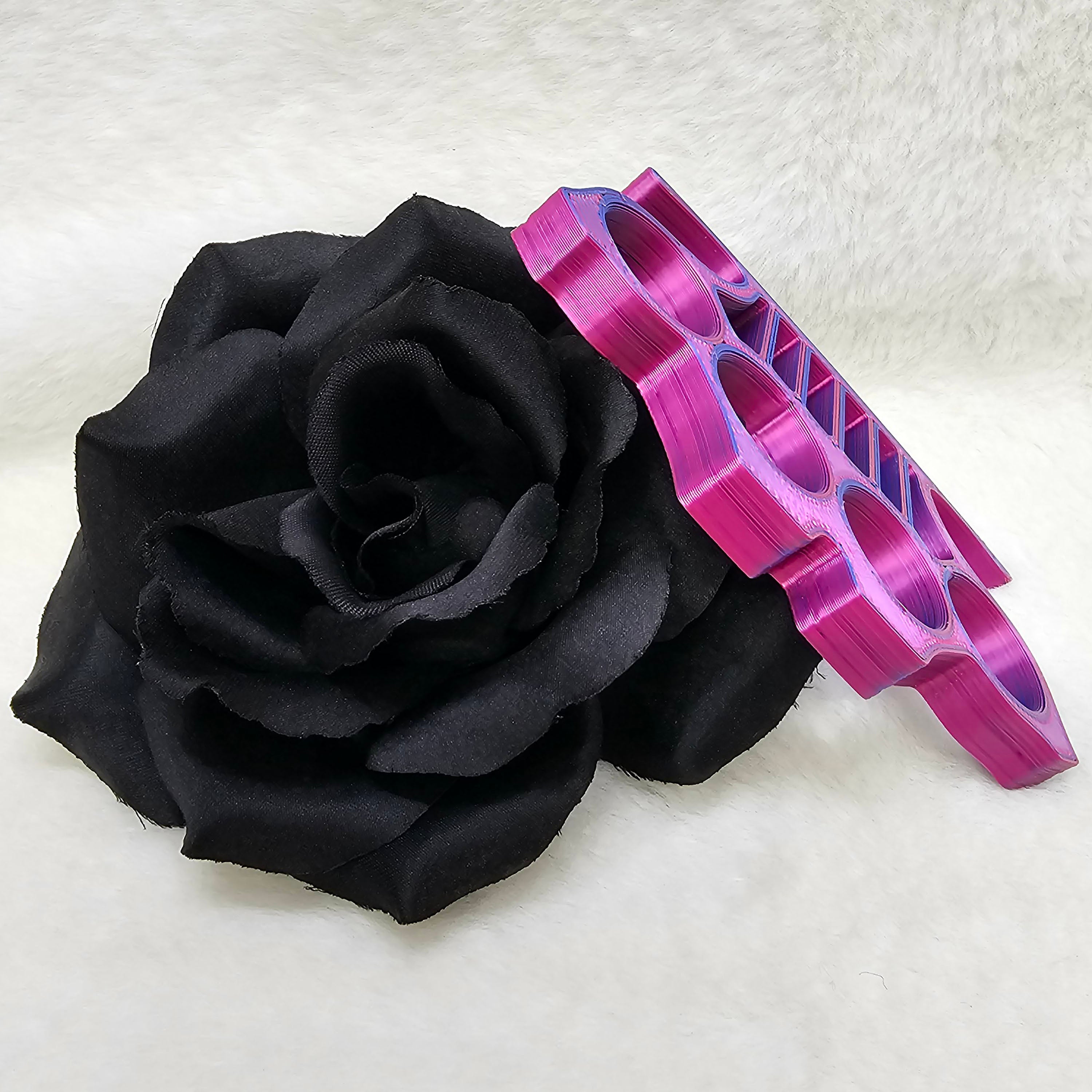 Knuckles - Punisher Style - Pink Blue