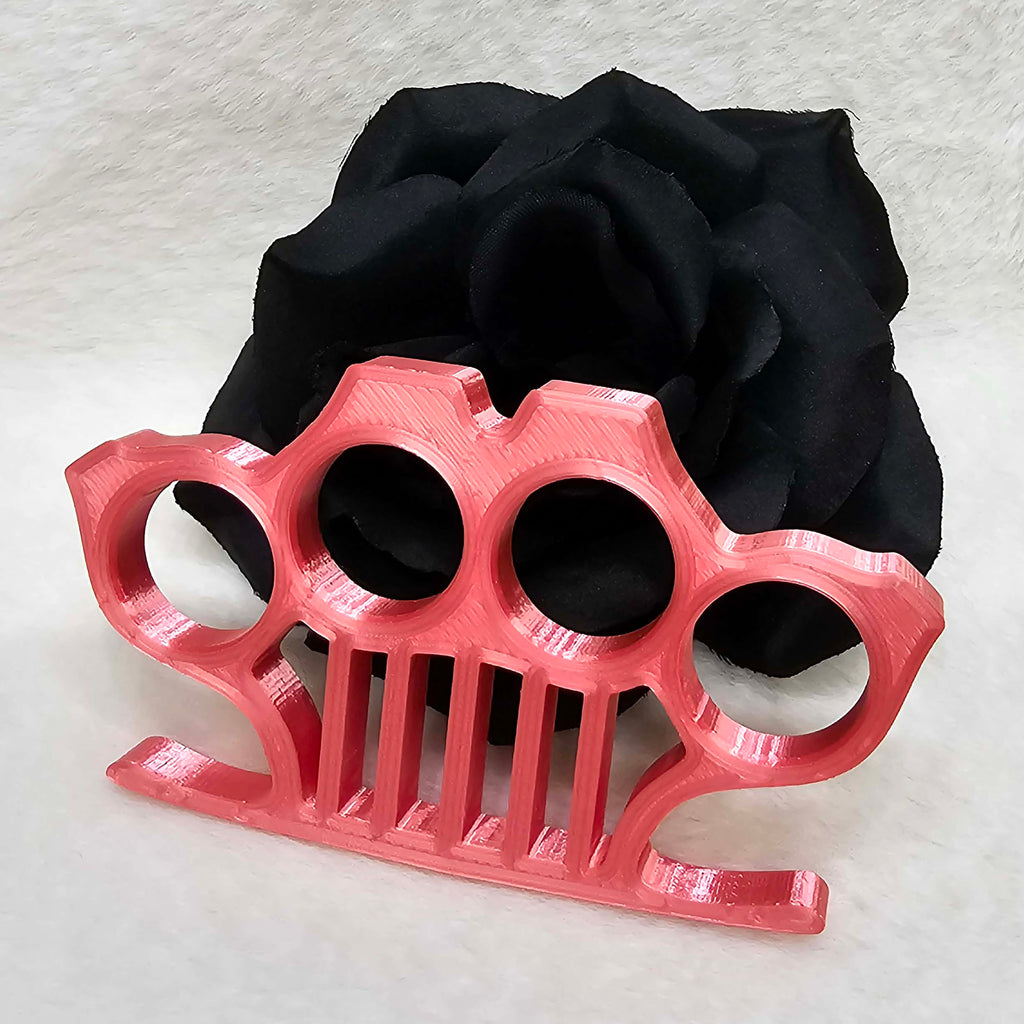 Knuckles - Punisher Style - Pink Silk