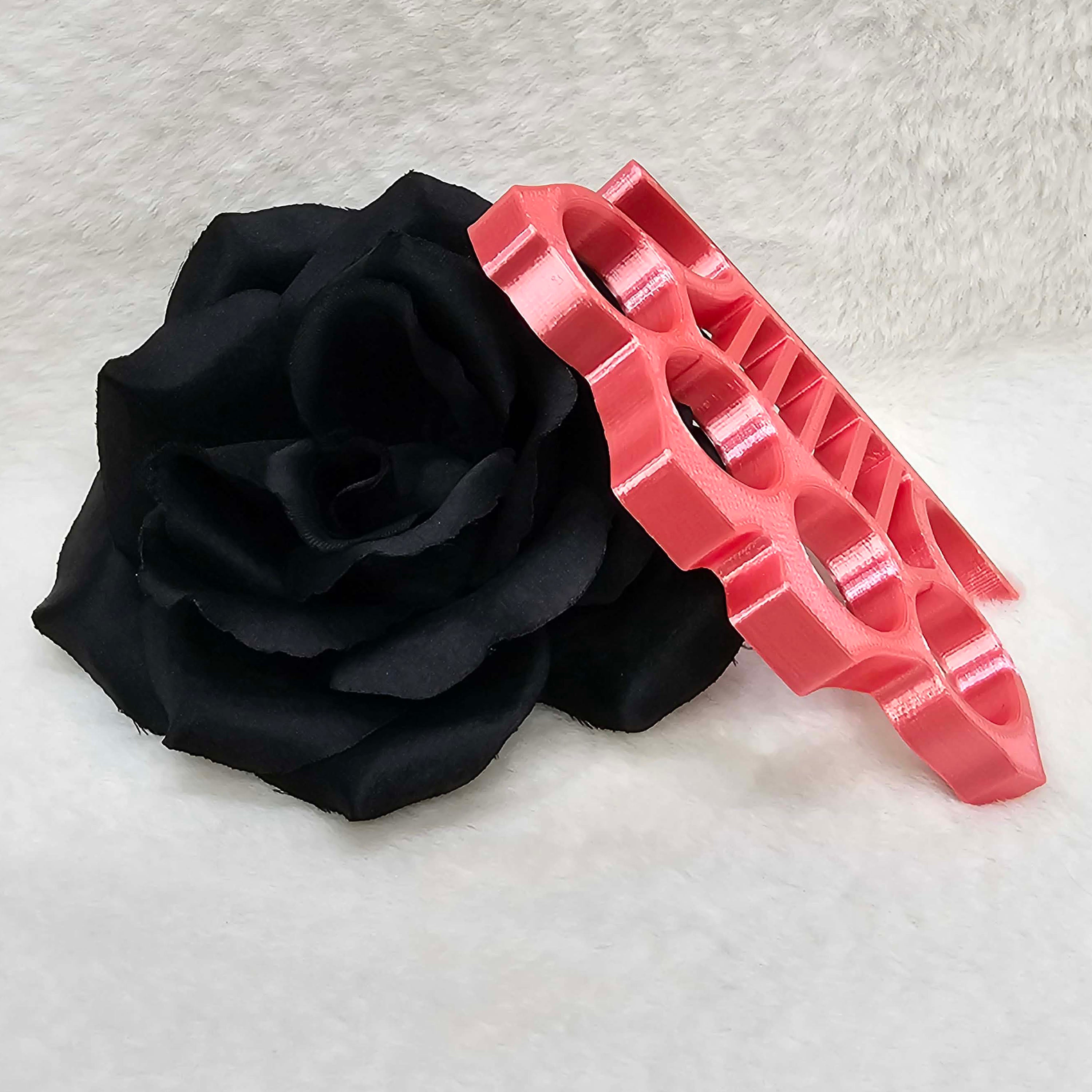 Knuckles - Punisher Style - Pink Silk