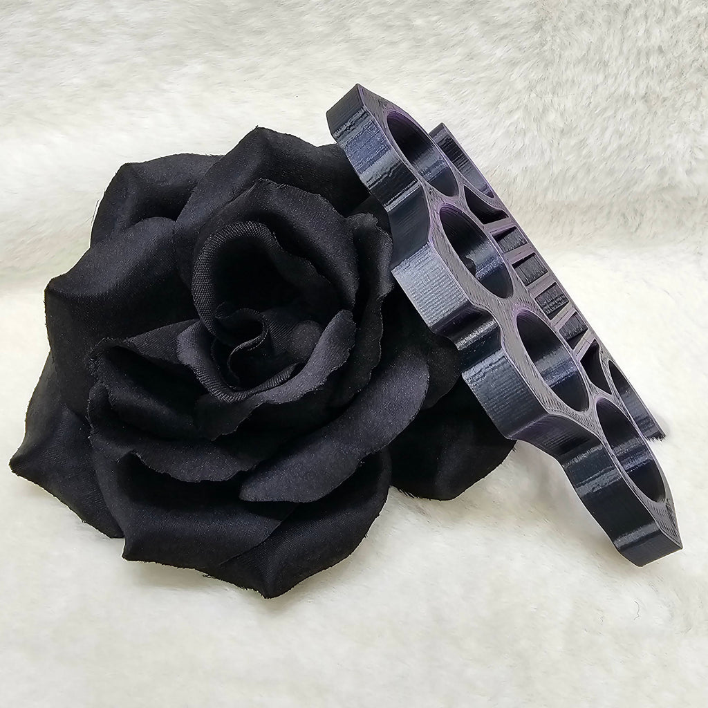 Knuckles - Punisher Style - Purple Black