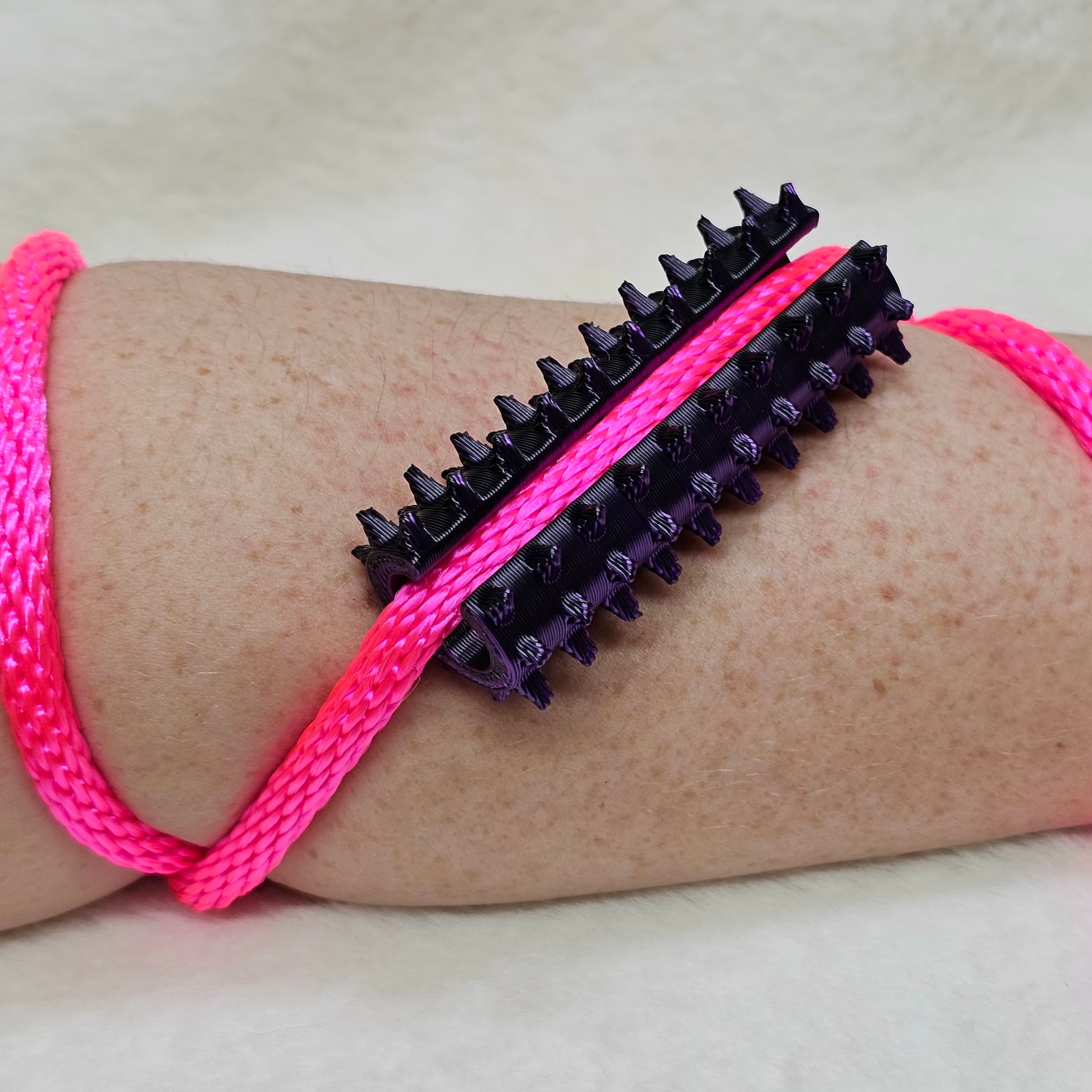 Long Shibari Rope Spike - Purple Black