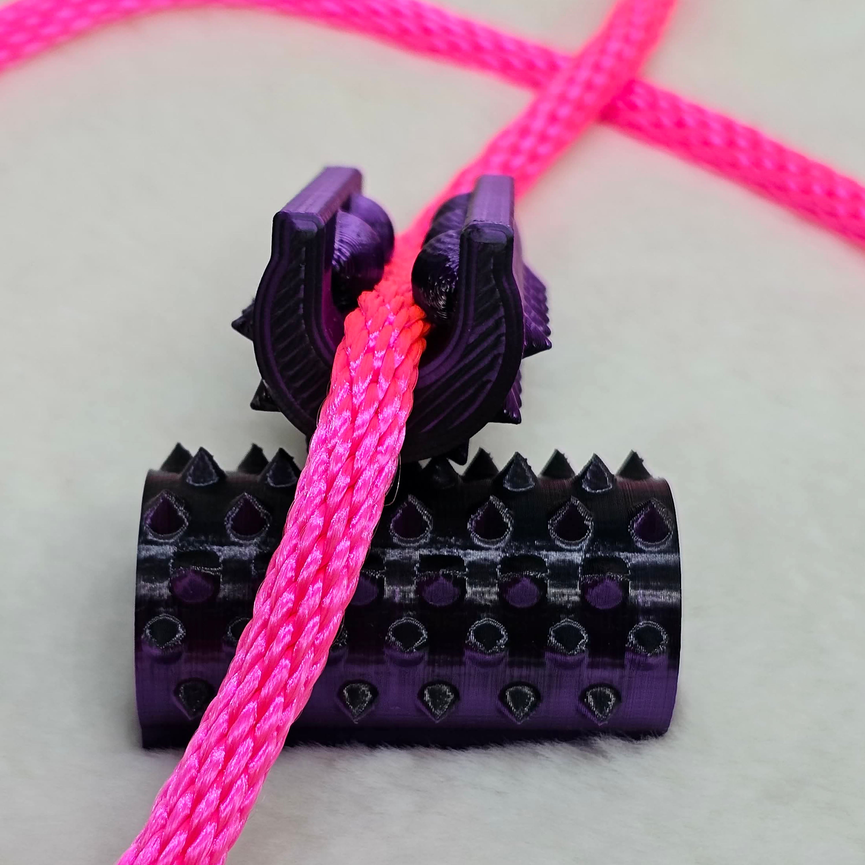 Short Shibari Rope Spike - Purple Black