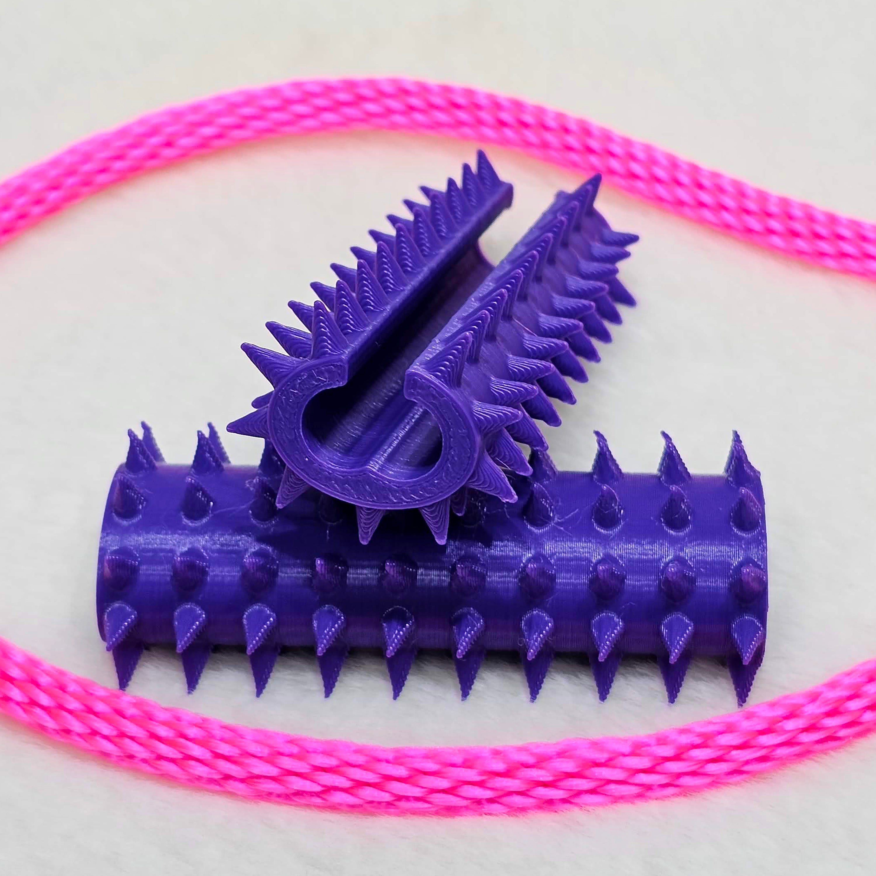Long Shibari Rope Spike - Purple Matte