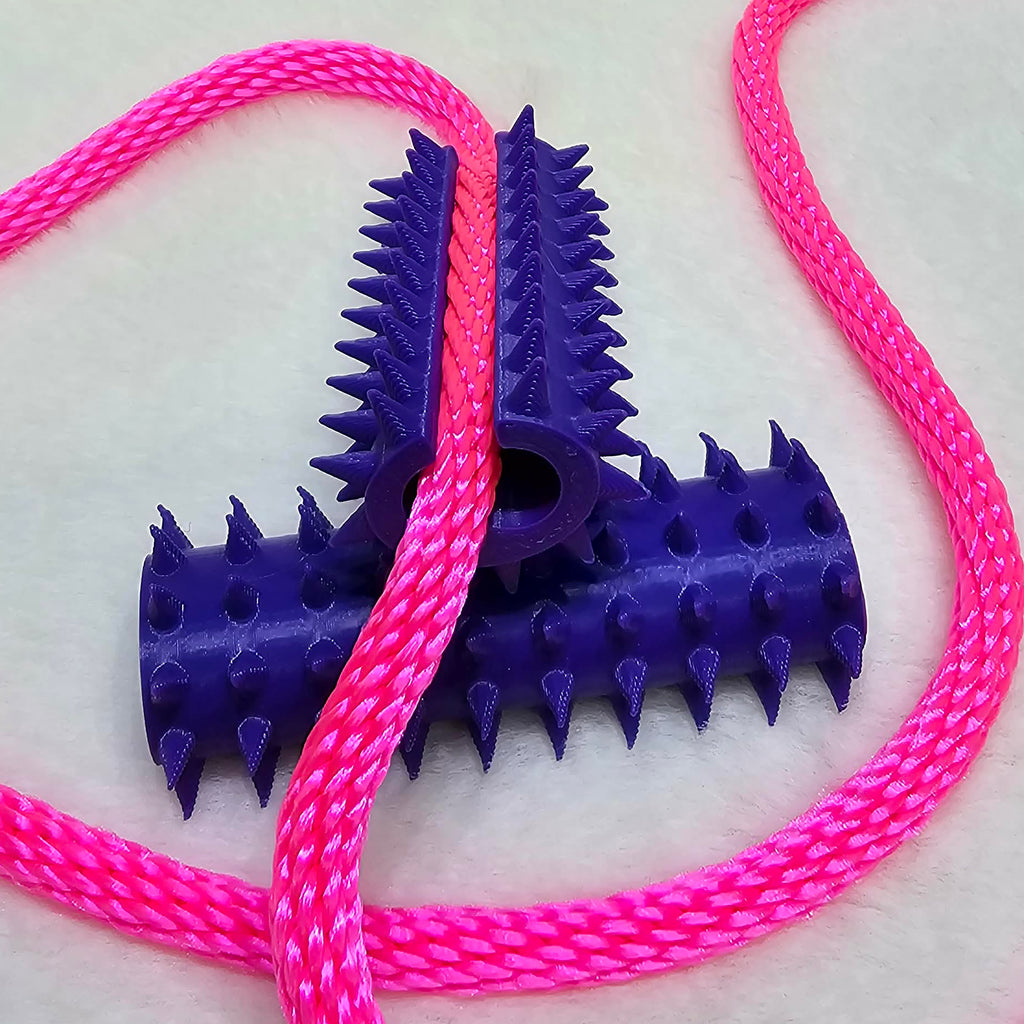 Real Spike Ropes Long Shibari Rope Spike - Purple Matte – Nightshade Kink Works