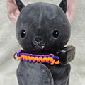 Paracord Collar - Integrated Shock Collar - Orange/Purple