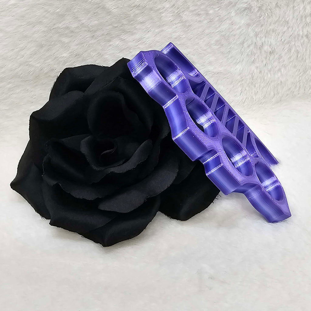 Knuckles - Punisher Style - Purple Silk