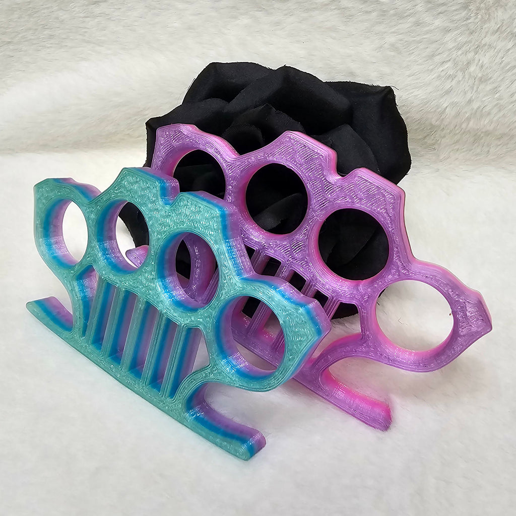 Knuckles - Punisher Style - Pastel Rainbow