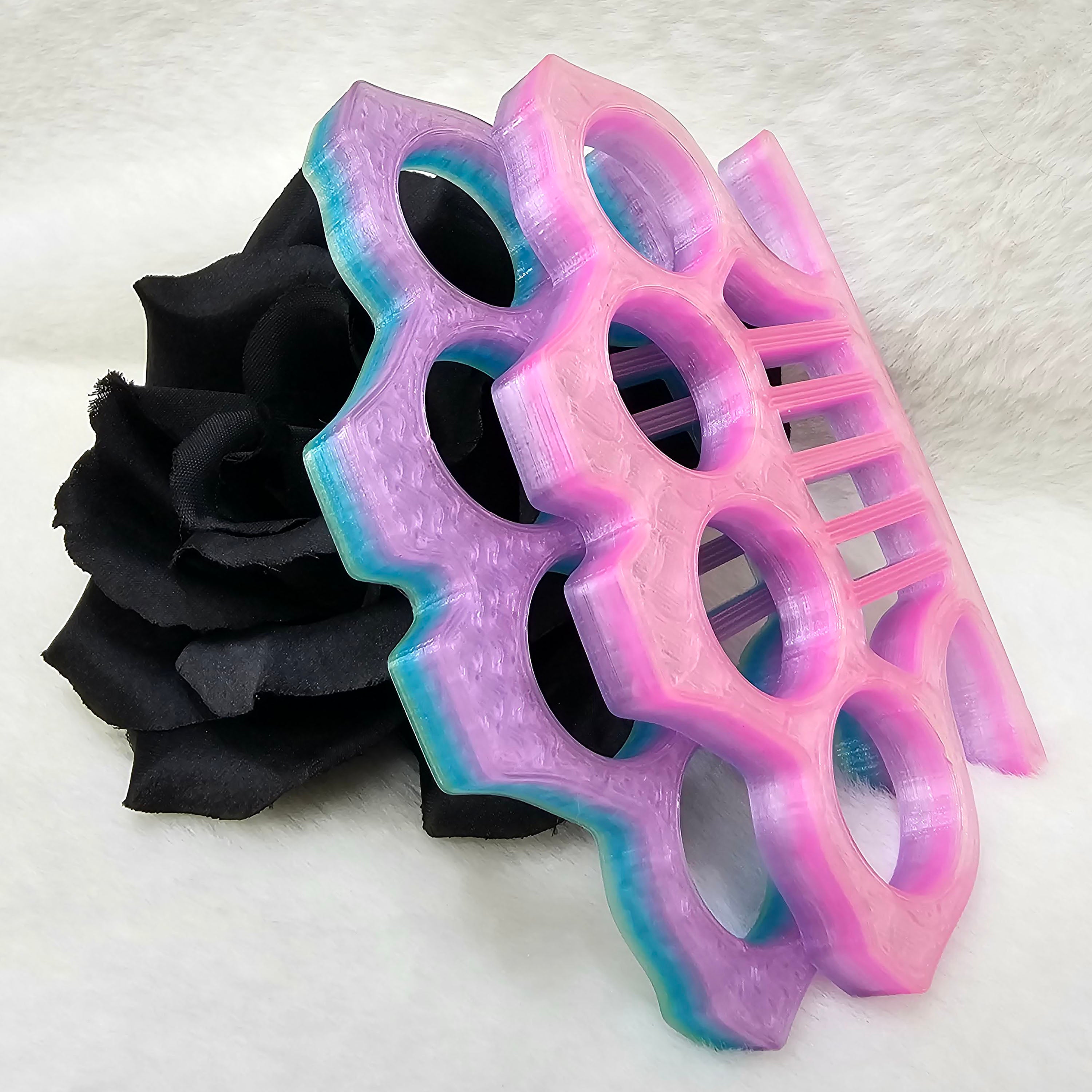 Knuckles - Punisher Style - Pastel Rainbow